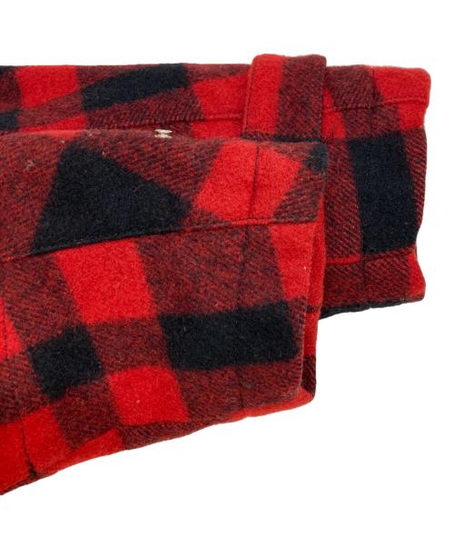 FILSON GARMENT（フィルソン ガーメント）FILSON GARMENT (フィルソン ガーメント) ダブルジップパーカー レッド×ブラック サイズ:42の古着・服飾アイテム