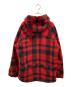 FILSON GARMENT (フィルソン ガーメント) ダブルジップパーカー レッド×ブラック サイズ:42：35000円