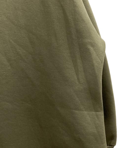 BEARDSLEY（ビアズリー）BEARDSLEY (ビアズリー) 袖パフスリーブダンボールワンピース カーキ サイズ:FREEの古着・服飾アイテム