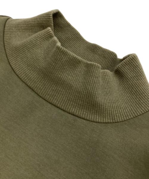 BEARDSLEY（ビアズリー）BEARDSLEY (ビアズリー) 袖パフスリーブダンボールワンピース カーキ サイズ:FREEの古着・服飾アイテム