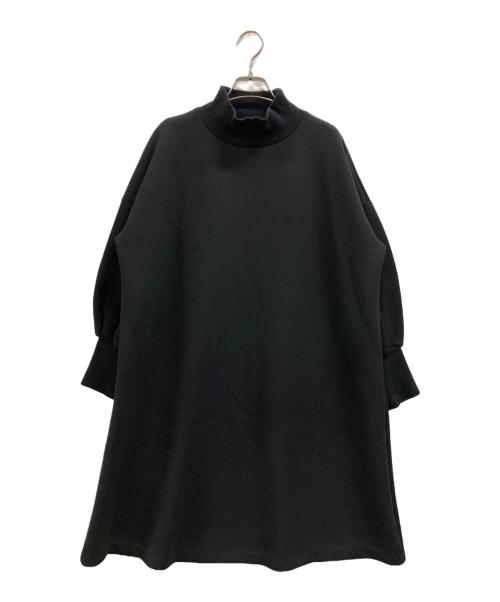 NOLLEY'S（ノーリーズ）NOLLEY'S (ノーリーズ) 袖パフスリーブダンボールワンピース ブラック サイズ:FREEの古着・服飾アイテム