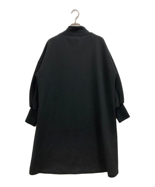 NOLLEY'S（ノーリーズ）NOLLEY'S (ノーリーズ) 袖パフスリーブダンボールワンピース ブラック サイズ:FREEの古着・服飾アイテム