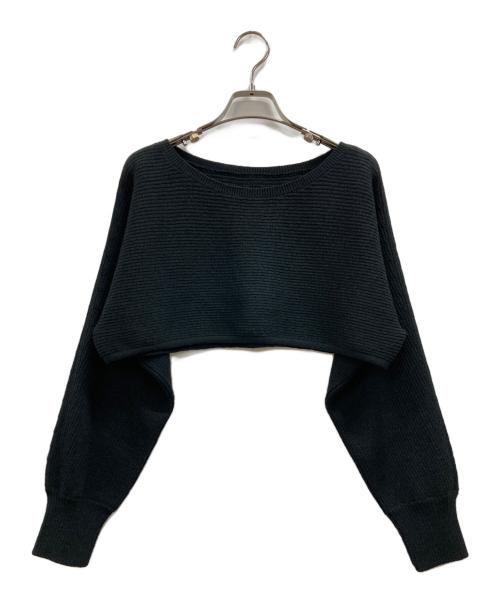 COCODEAL（ココディール）COCODEAL (ココディール) クロップドニット×メローティアードキャミワンピース ベージュ サイズ:1の古着・服飾アイテム