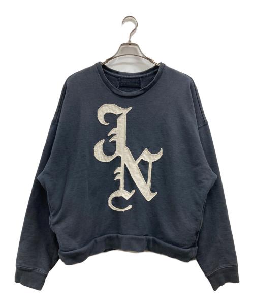 JUN/NAKAYAMA（ジュン ナカヤマ）jun/nakayama (ジュン ナカヤマ) JN PATCH CREWNECK ネイビー サイズ:46の古着・服飾アイテム