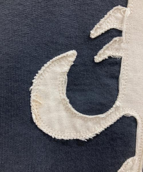 JUN/NAKAYAMA（ジュン ナカヤマ）jun/nakayama (ジュン ナカヤマ) JN PATCH CREWNECK ネイビー サイズ:46の古着・服飾アイテム