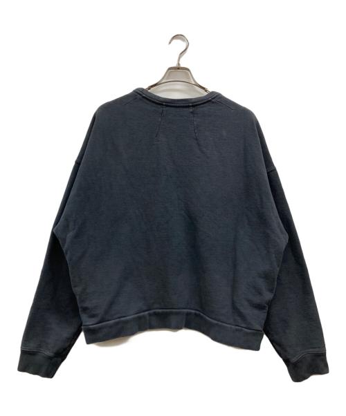 JUN/NAKAYAMA（ジュン ナカヤマ）jun/nakayama (ジュン ナカヤマ) JN PATCH CREWNECK ネイビー サイズ:46の古着・服飾アイテム