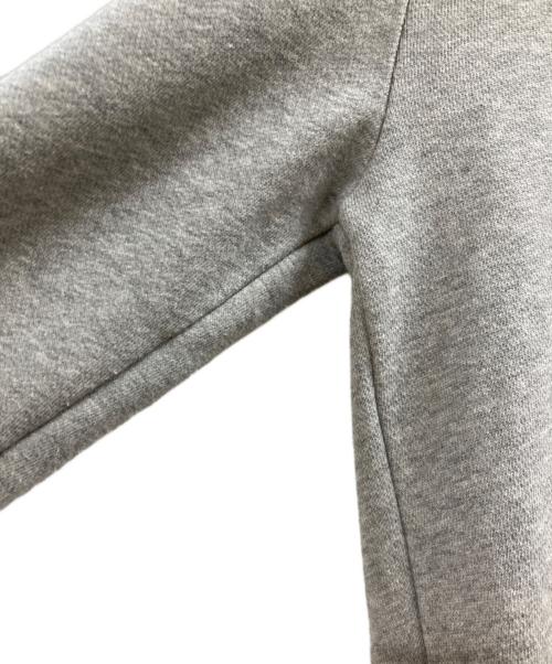maison kitsune（メゾンキツネ）MAISON KITSUNE (メゾンキツネ) トリコロール フォックス パッチ ジップアップ パーカー グレー サイズ:Mの古着・服飾アイテム