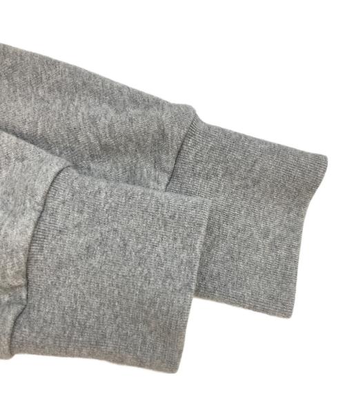 maison kitsune（メゾンキツネ）MAISON KITSUNE (メゾンキツネ) トリコロール フォックス パッチ ジップアップ パーカー グレー サイズ:Mの古着・服飾アイテム