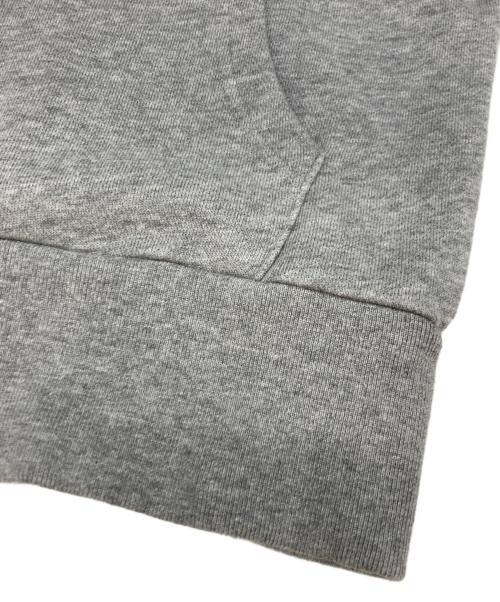 maison kitsune（メゾンキツネ）MAISON KITSUNE (メゾンキツネ) トリコロール フォックス パッチ ジップアップ パーカー グレー サイズ:Mの古着・服飾アイテム