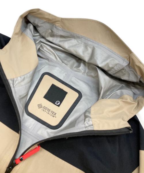 PHENIX（フェニックス）PHENIX (フェニックス) GORE-TEX INFINIUM CLIMB JACKET ベージュ×ブラック サイズ:Sの古着・服飾アイテム