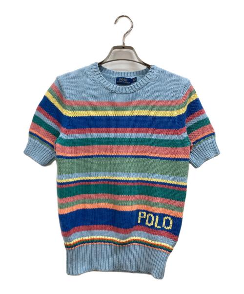 POLO RALPH LAUREN（ポロ・ラルフローレン）POLO RALPH LAUREN (ポロ・ラルフローレン) ボーダーニット マルチカラー サイズ:Sの古着・服飾アイテム