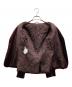 MIU MIU (ミュウミュウ) ベロアテーラードジャケット ブラウン サイズ:38：10000円