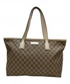 GUCCIグッチ）の古着「トートバッグ」｜ベージュ