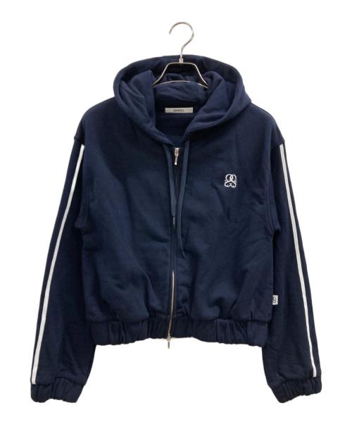 Snidel（スナイデル）Snidel (スナイデル) UVカットフーディパーカー ネイビー サイズ:FREEの古着・服飾アイテム