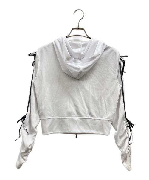 Snidel（スナイデル）Snidel (スナイデル) 【LUMISHADE】UVラインパーカー ホワイト サイズ:ONE SIZEの古着・服飾アイテム