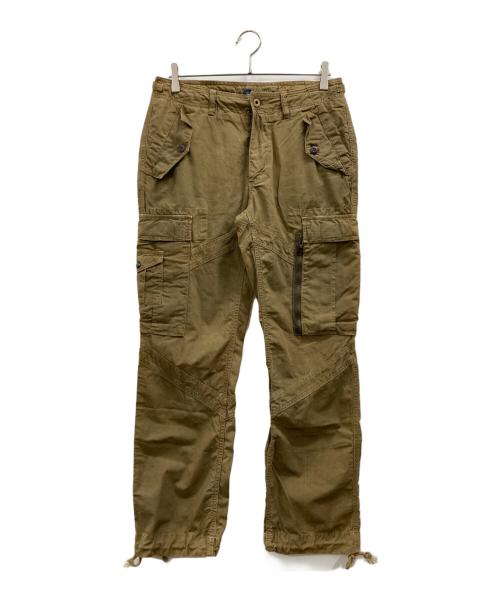 POLO RALPH LAUREN（ポロ・ラルフローレン）POLO RALPH LAUREN (ポロ・ラルフローレン) コットンミリタリーカーゴパンツ カーキ サイズ:W30の古着・服飾アイテム