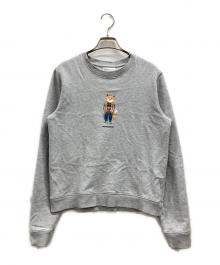 maison kitsune（メゾンキツネ）の古着「DRESSED FOX REGULAR SWEATSHIRT」｜グレー