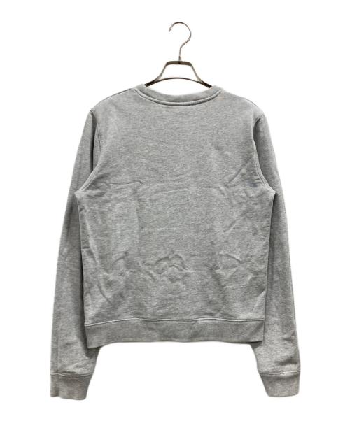 maison kitsune（メゾンキツネ）MAISON KITSUNE (メゾンキツネ) DRESSED FOX REGULAR SWEATSHIRT グレー サイズ:Sの古着・服飾アイテム