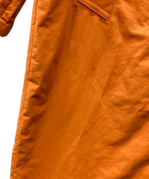 TOMORROW LAND（トゥモローランド）TOMORROW LAND (トゥモローランド) コットンナイロンツイル ステンカラーコート オレンジ サイズ:Mの古着・服飾アイテム