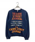 LOEWEロエベ）の古着「Street Journalセーター」｜ネイビー