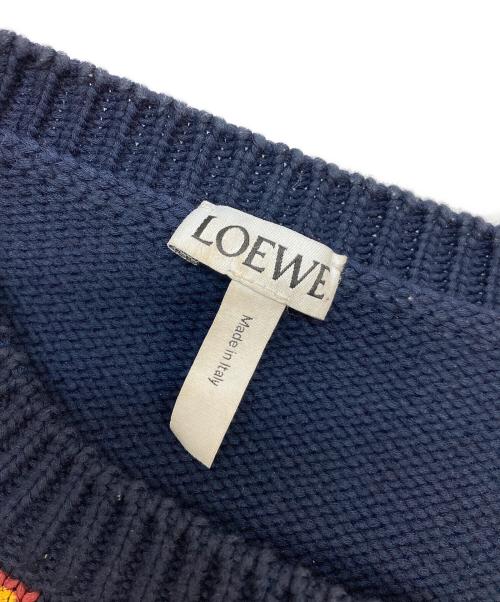 LOEWE（ロエベ）LOEWE (ロエベ) Street Journalセーター ネイビー サイズ:Lの古着・服飾アイテム