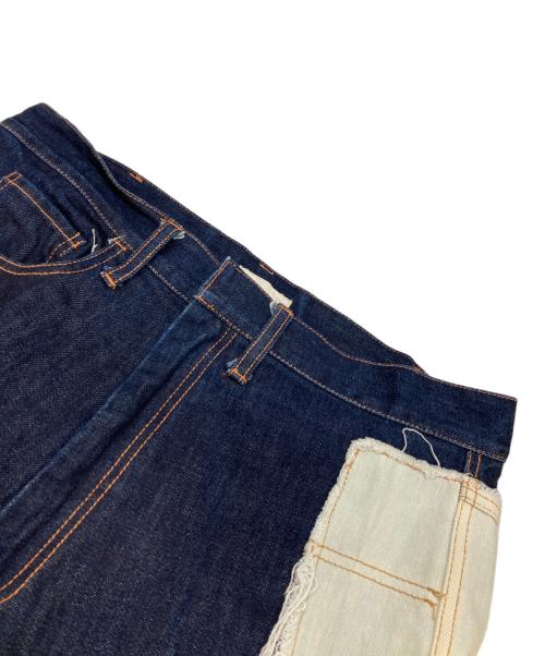 KHOKI（コッキ）KHOKI (コッキ) 再構築デニムパンツ インディゴ サイズ:2の古着・服飾アイテム