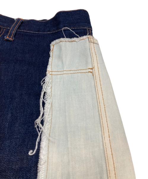 KHOKI（コッキ）KHOKI (コッキ) 再構築デニムパンツ インディゴ サイズ:2の古着・服飾アイテム