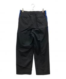 Soe（ソーイ）の古着「Painted Line Trousers」｜ブラック
