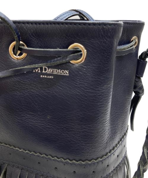 J&M DAVIDSON（ジェイ＆エム デヴィッドソン）J&M DAVIDSON (ジェイ＆エム デヴィッドソン) フリンジカーニバルショルダーバッグ ネイビーの古着・服飾アイテム