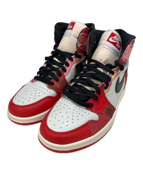 NIKE（ナイキ）NIKE (ナイキ) SPIDER-MAN (スパイダーマン) Air JORDAN 1 RETRO HIGH OG SP レッド×ホワイト サイズ:25.5 未使用品の古着・服飾アイテム