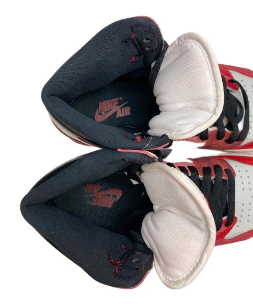 NIKE（ナイキ）NIKE (ナイキ) SPIDER-MAN (スパイダーマン) Air JORDAN 1 RETRO HIGH OG SP レッド×ホワイト サイズ:25.5 未使用品の古着・服飾アイテム