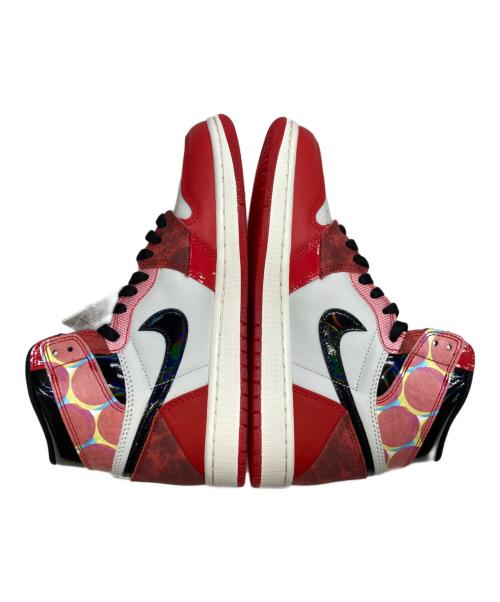 NIKE（ナイキ）NIKE (ナイキ) SPIDER-MAN (スパイダーマン) Air JORDAN 1 RETRO HIGH OG SP レッド×ホワイト サイズ:25.5 未使用品の古着・服飾アイテム