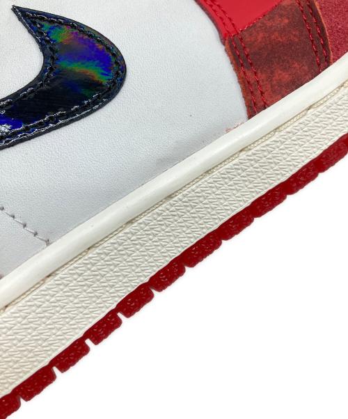 NIKE（ナイキ）NIKE (ナイキ) SPIDER-MAN (スパイダーマン) Air JORDAN 1 RETRO HIGH OG SP レッド×ホワイト サイズ:25.5 未使用品の古着・服飾アイテム