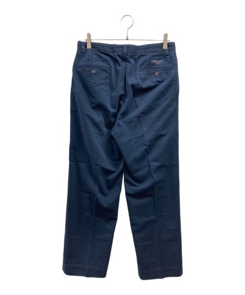 POLO RALPH LAUREN（ポロ・ラルフローレン）POLO RALPH LAUREN (ポロ・ラルフローレン) タック入りチノパン ネイビー サイズ:31/30の古着・服飾アイテム