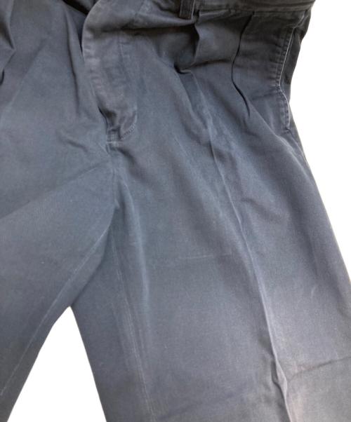 POLO RALPH LAUREN（ポロ・ラルフローレン）POLO RALPH LAUREN (ポロ・ラルフローレン) タック入りチノパン ネイビー サイズ:31/30の古着・服飾アイテム