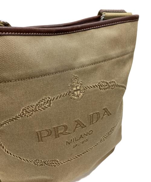 PRADA（プラダ）PRADA (プラダ) ショルダーバッグ ベージュ・ブラウンの古着・服飾アイテム