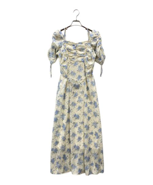 Snidel（スナイデル）Snidel (スナイデル) ROSEプリントワンピース イエロー サイズ:1 未使用品の古着・服飾アイテム