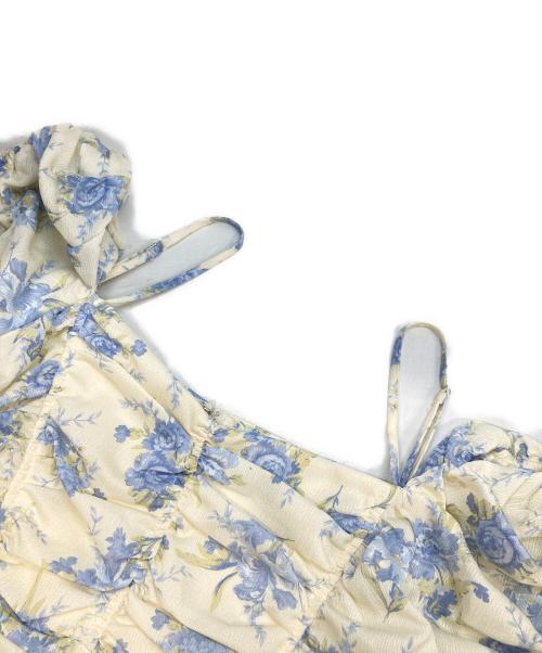 Snidel（スナイデル）Snidel (スナイデル) ROSEプリントワンピース イエロー サイズ:1 未使用品の古着・服飾アイテム