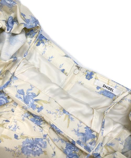 Snidel（スナイデル）Snidel (スナイデル) ROSEプリントワンピース イエロー サイズ:1 未使用品の古着・服飾アイテム
