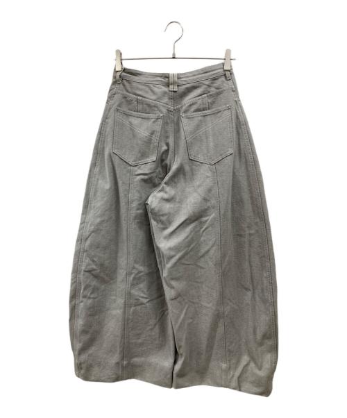 Snidel（スナイデル）Snidel (スナイデル) カーブデニムワイドパンツ グレー サイズ:1の古着・服飾アイテム