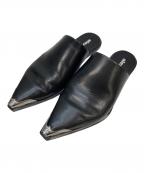 ALEXANDER WANGアレキサンダー・ワン）の古着「Sullivan Calf Pointy Mules」｜ブラック