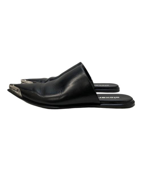 ALEXANDER WANG（アレキサンダー・ワン）ALEXANDER WANG (アレキサンダー・ワン) Sullivan Calf Pointy Mules ブラック サイズ:37の古着・服飾アイテム