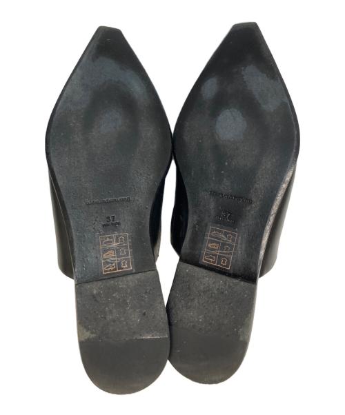 ALEXANDER WANG（アレキサンダー・ワン）ALEXANDER WANG (アレキサンダー・ワン) Sullivan Calf Pointy Mules ブラック サイズ:37の古着・服飾アイテム