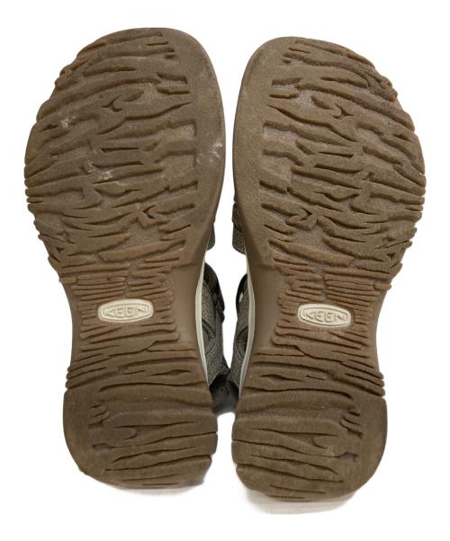 KEEN（キーン）KEEN (キーン) ウィメンズ ローズ サンダル ベージュ サイズ:24.5の古着・服飾アイテム