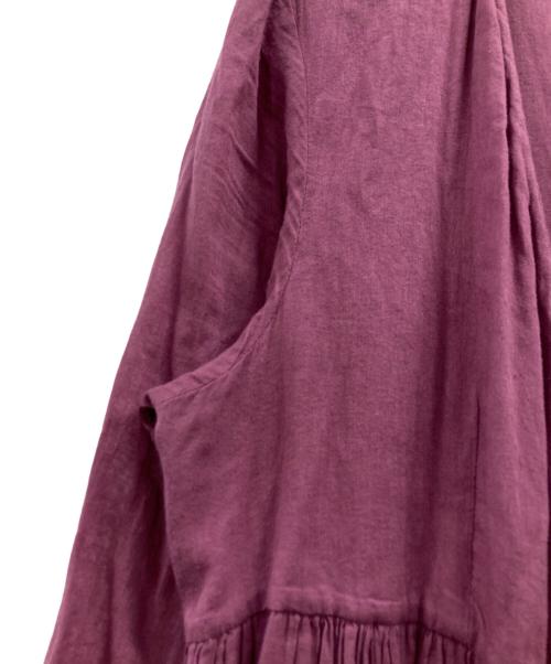 ne quittez pas（ヌキテパ）ne quittez pas (ヌキテパ) コットンボイルワンピース ピンク サイズ:不明(実寸参照)の古着・服飾アイテム