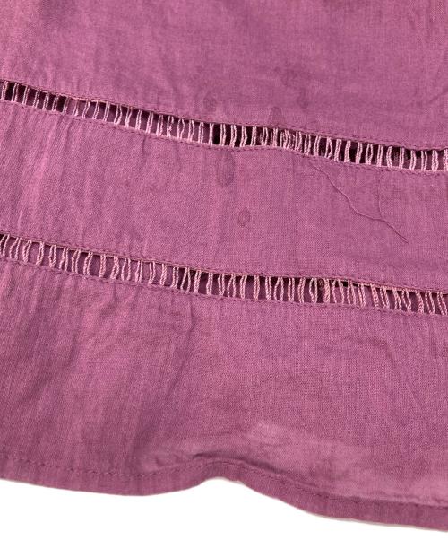 ne quittez pas（ヌキテパ）ne quittez pas (ヌキテパ) コットンボイルワンピース ピンク サイズ:不明(実寸参照)の古着・服飾アイテム