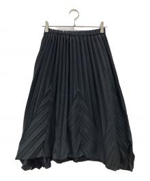 ISSEY MIYAKE（イッセイミヤケ）の古着「プリーツスカート」｜ブラック