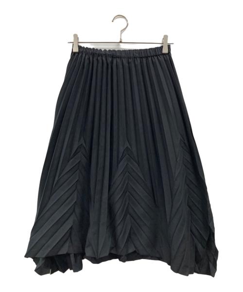 ISSEY MIYAKE（イッセイミヤケ）ISSEY MIYAKE (イッセイミヤケ) プリーツスカート ブラック サイズ:不明(実寸参照)の古着・服飾アイテム