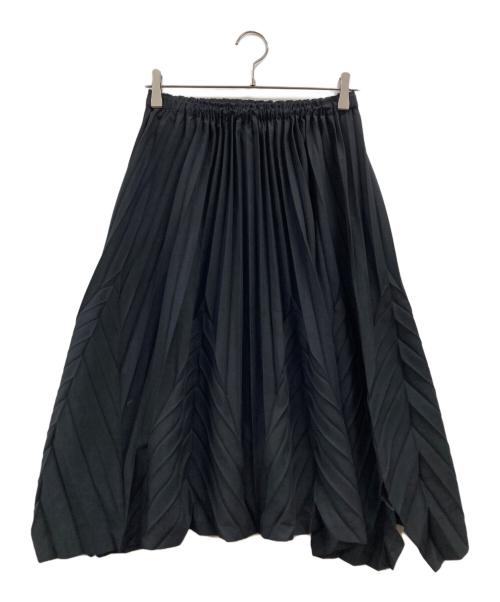 ISSEY MIYAKE（イッセイミヤケ）ISSEY MIYAKE (イッセイミヤケ) プリーツスカート ブラック サイズ:不明(実寸参照)の古着・服飾アイテム