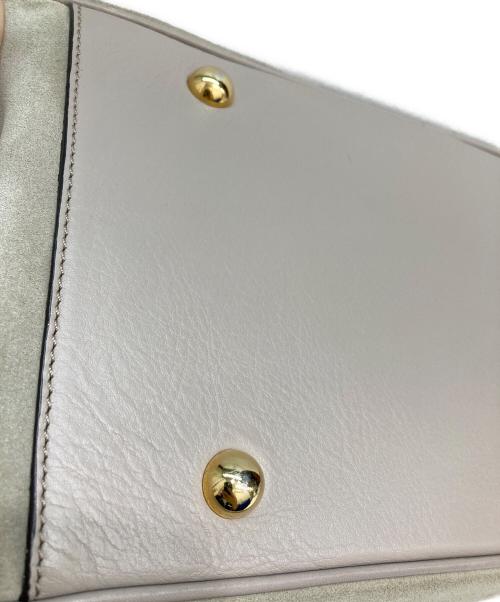 J&M DAVIDSON（ジェイ＆エム デヴィッドソン）J&M DAVIDSON (ジェイ＆エム デヴィッドソン) スウェードボストンバッグ ピンク×ベージュの古着・服飾アイテム